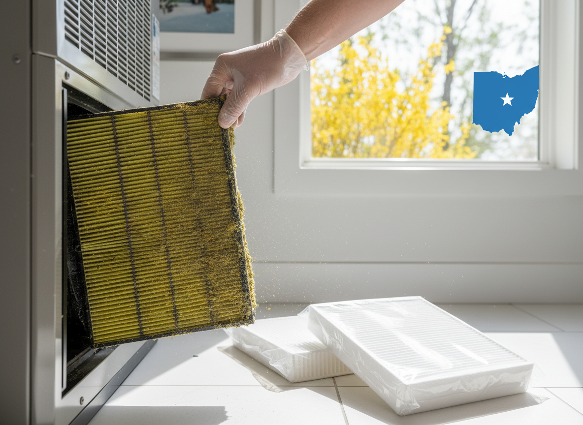 Spring Pollen and Air Duct Filters in Blue Ash Residences
