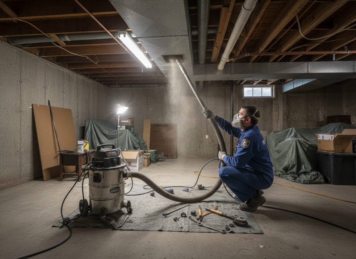 basement air duct cleaning in Blue Ash